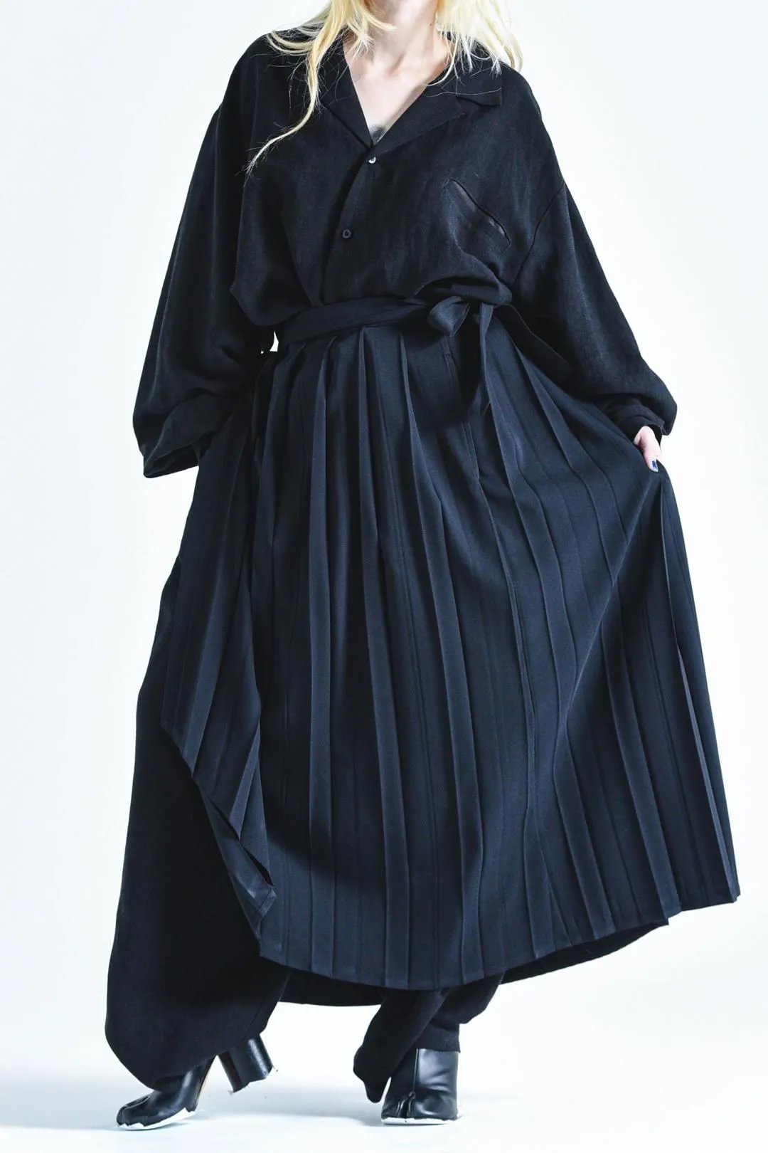 BISHOOL Pleats HAKAMA Cloth black