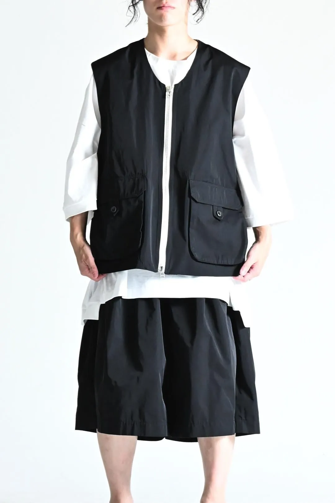 ミリタリーギャバジンモーターサイクルベスト