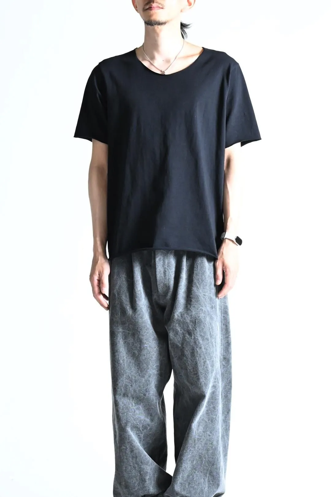 K-142 Crew Neck Short Sleeve Tee black