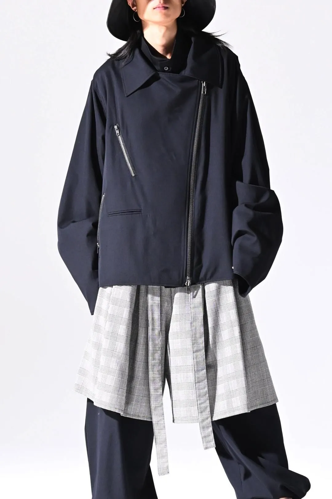 Wool Gabardine Big Riders Jacket