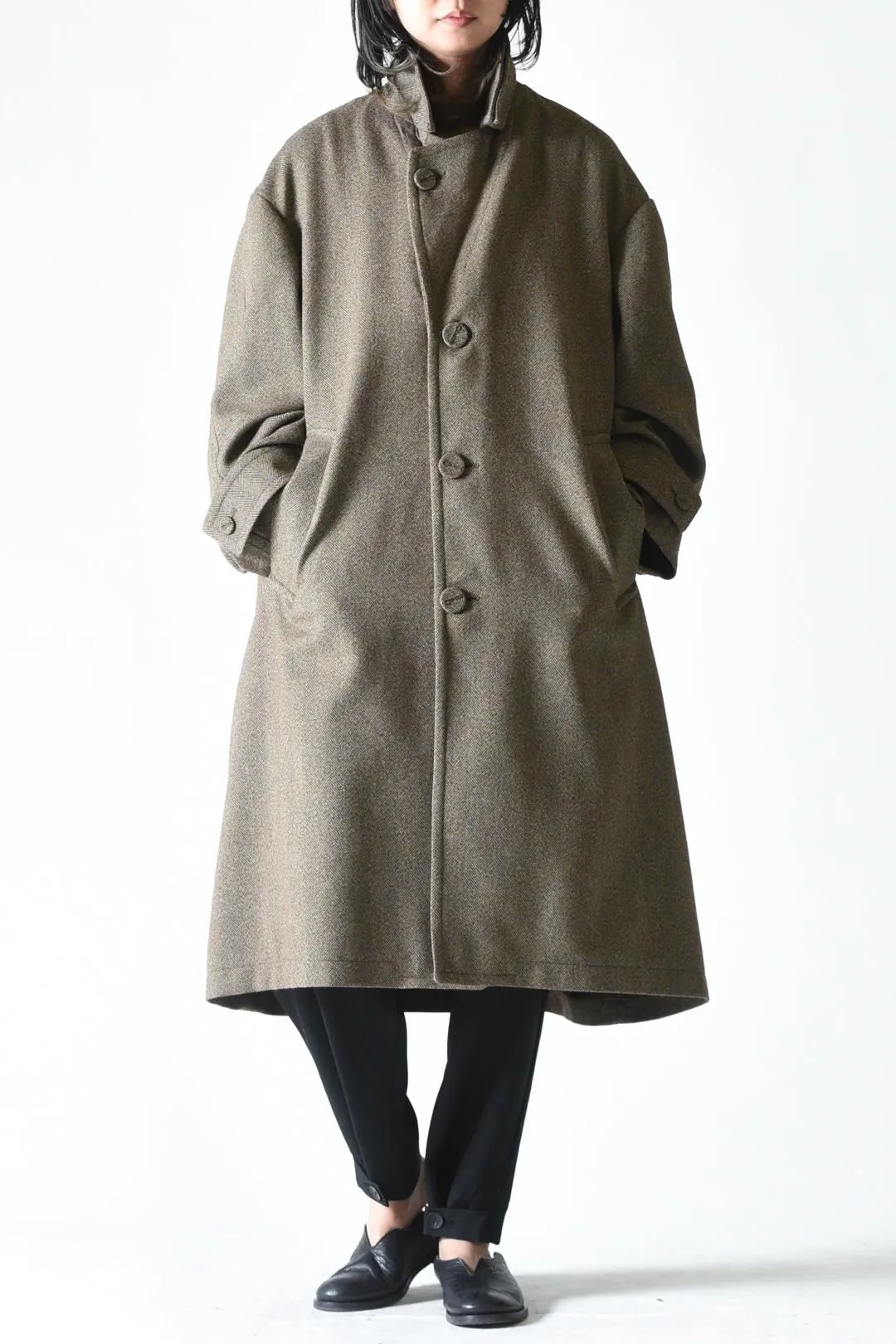 Grandpa Coat : Brown